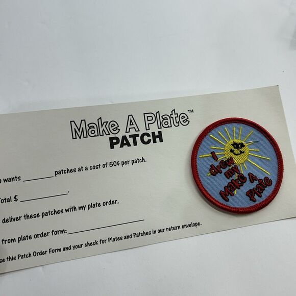 Original Girl Scout Make A Plate Kit Troop Arts & Crafts Patch Markers - Picture 10 of 13